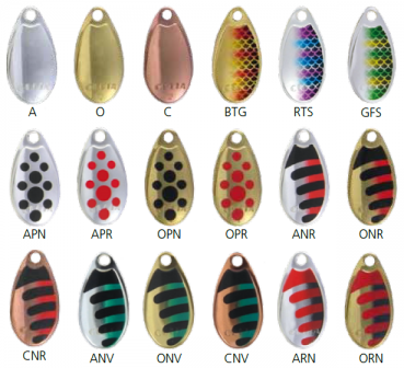 Rublex Celta BTG Gold-Trout-Red Size 4 - 7,00g