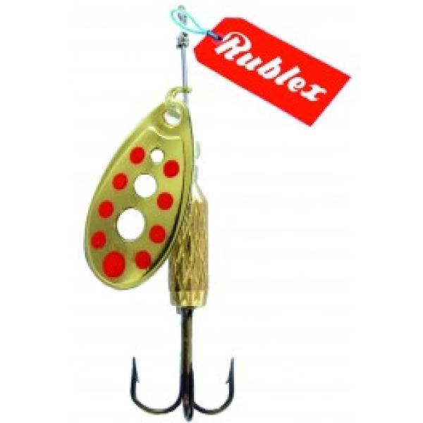 Rublex Celta Turbo OPR in Gold Rote Punkte Größe 5 - 9,00g