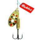Rublex Celta Turbo OPRN in Gold Rote / Schwarze Punkte Größe 4 - 7,00g