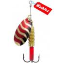 Rublex Stripe ORN in Gold Rote Wellen Schwarzer Schatten Größe 3 - 5,00g